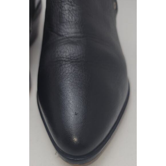 Rebecca Minkoff ANNETTE" LEATHER Studded Booties Women's 8 Black - Picture 16 of 16